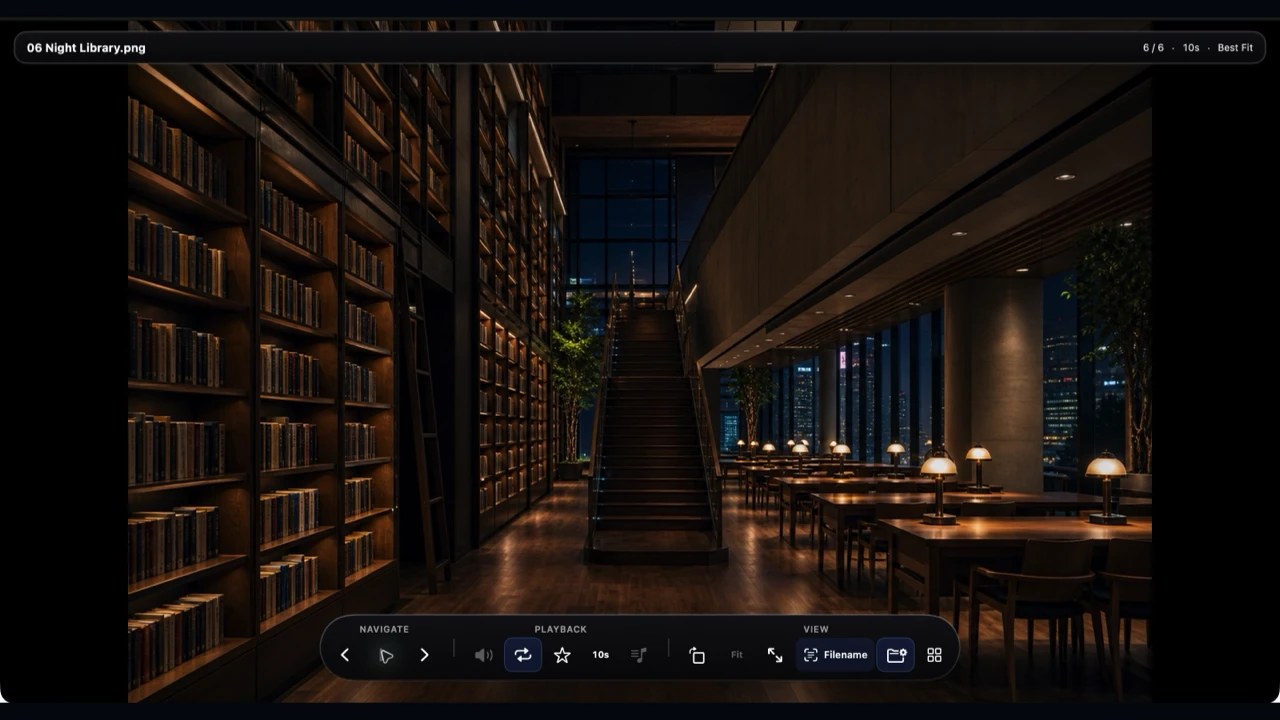 Real Vistaro viewer displaying an image from a nested folder